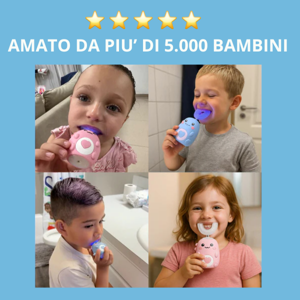 Spazzolino Ultrasonico - Pulizia a 360°