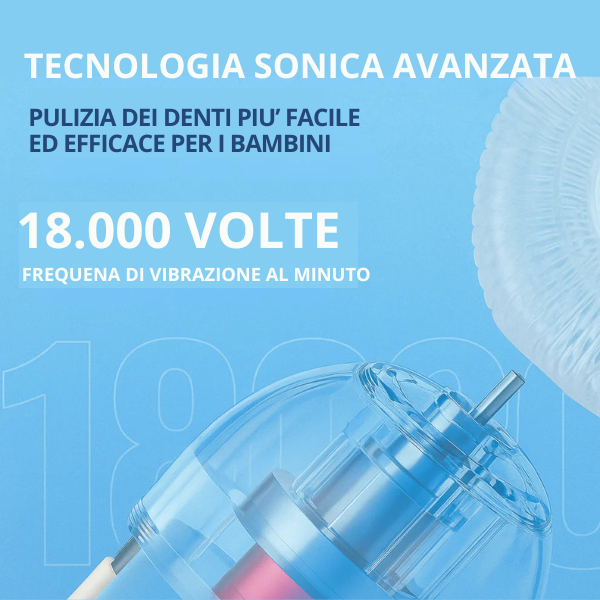 Spazzolino Ultrasonico - Pulizia a 360°