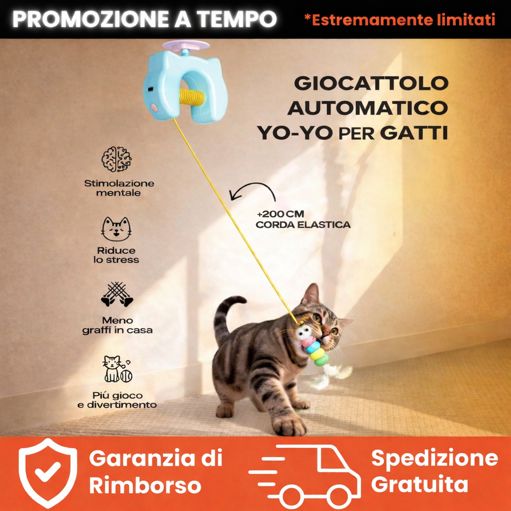 Teddyloo™ - YoYo Automatico per gatti