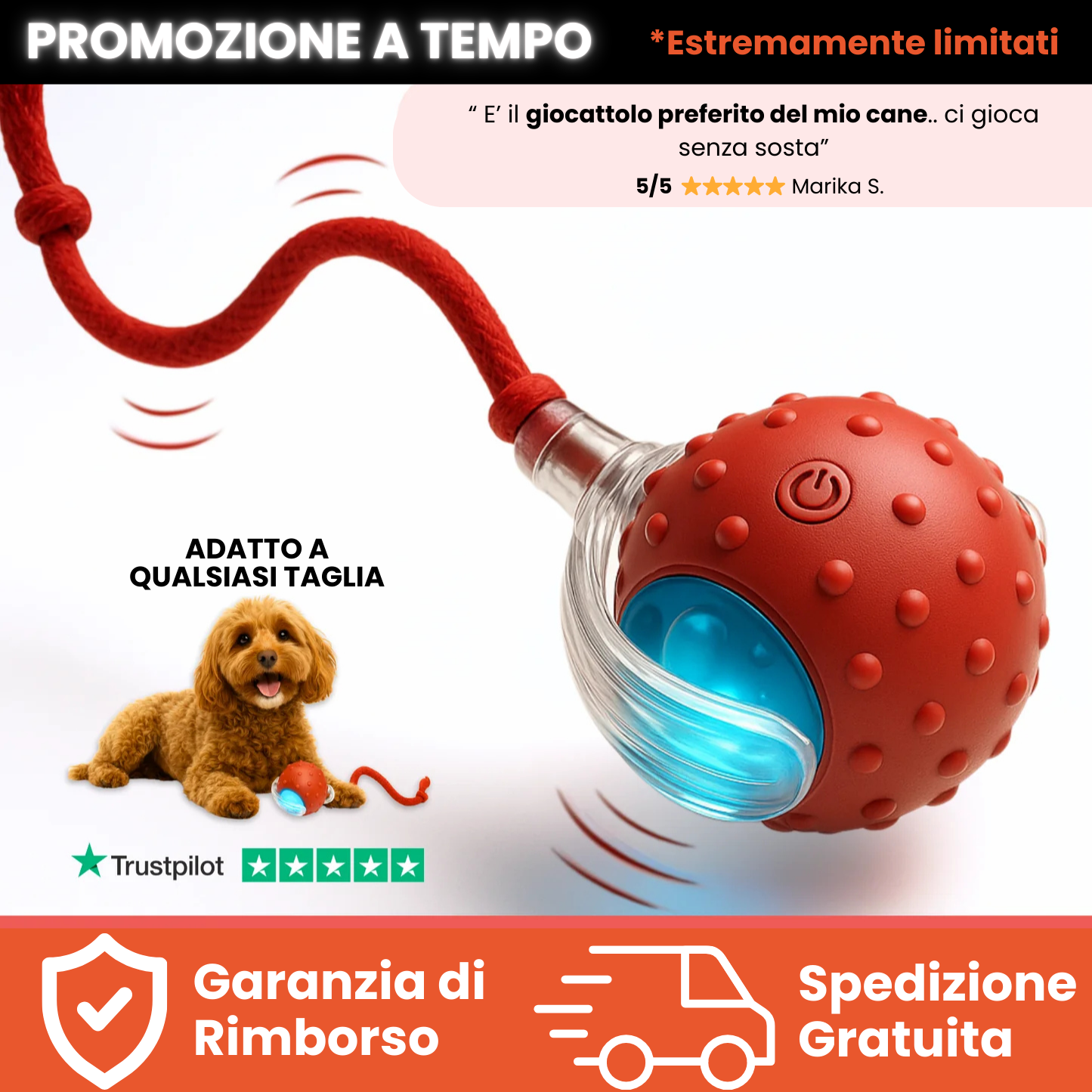 Teddyloo™ – Palla Interattiva per la stimolazione | IN SCONTO